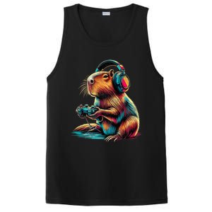 Capybara Funny Video Games Capybara PosiCharge Competitor Tank