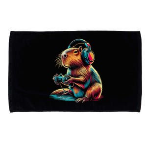 Capybara Funny Video Games Capybara Microfiber Hand Towel