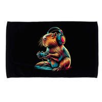 Capybara Funny Video Games Capybara Microfiber Hand Towel