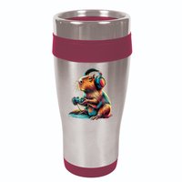 Capybara Funny Video Games Capybara 16oz Travel Tumbler