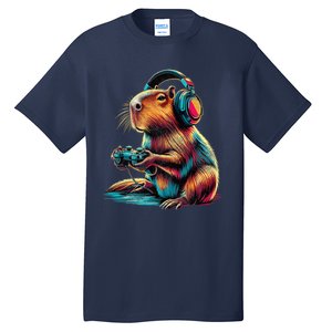 Capybara Funny Video Games Capybara Tall T-Shirt