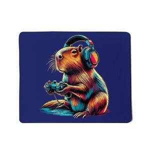 Capybara Funny Video Games Capybara Mousepad