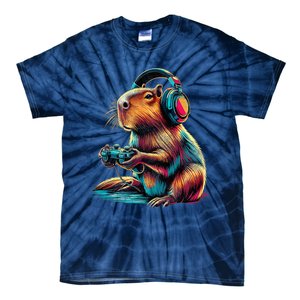 Capybara Funny Video Games Capybara Tie-Dye T-Shirt