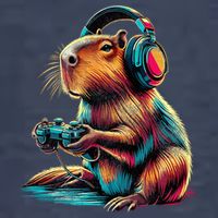 Capybara Funny Video Games Capybara Vector Backpack