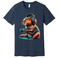 Capybara Funny Video Games Capybara Premium T-Shirt