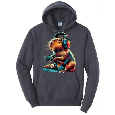 Capybara Funny Video Games Capybara Tall Hoodie