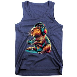 Capybara Funny Video Games Capybara Tank Top