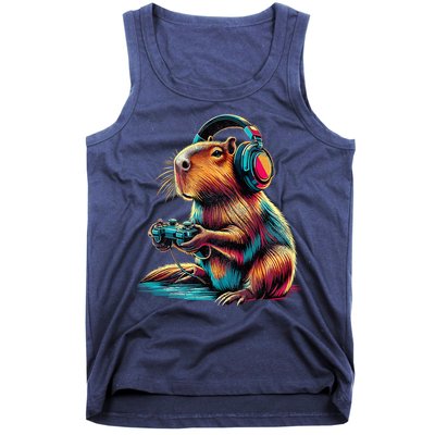 Capybara Funny Video Games Capybara Tank Top
