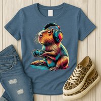 Capybara Funny Video Games Capybara Womens T-Shirt