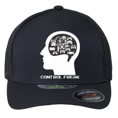 Control Freak Video Game Controllers Gamer Gift Flexfit Unipanel Trucker Cap