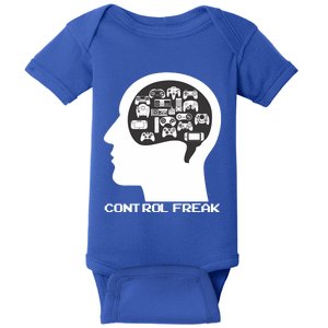 Control Freak Video Game Controllers Gamer Gift Baby Bodysuit