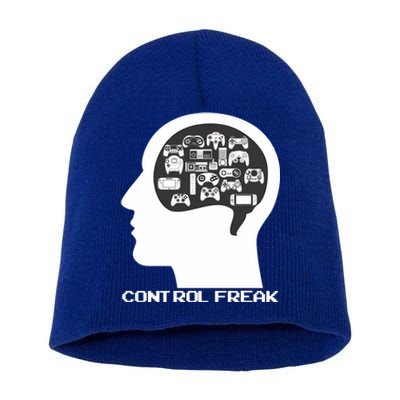 Control Freak Video Game Controllers Gamer Gift Short Acrylic Beanie