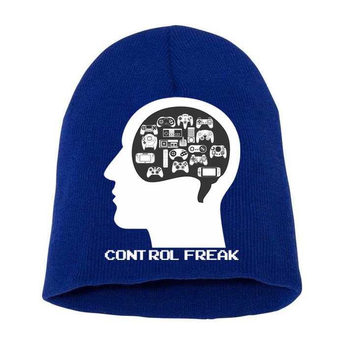 Control Freak Video Game Controllers Gamer Gift Short Acrylic Beanie