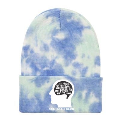 Control Freak Video Game Controllers Gamer Gift Tie Dye 12in Knit Beanie