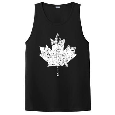 Canada Flag Vintage Women Canada PosiCharge Competitor Tank