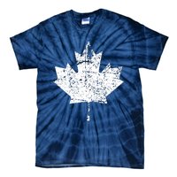 Canada Flag Vintage Women Canada Tie-Dye T-Shirt