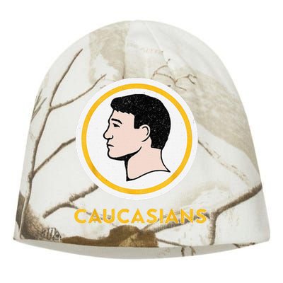 Caucasians Funny Vintage Caucasians Pride Kati - Camo Knit Beanie