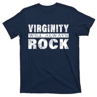 Cool Funny Vintage Virginity Will Always Rock No Sex T-Shirt