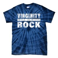 Cool Funny Vintage Virginity Will Always Rock No Sex Tie-Dye T-Shirt