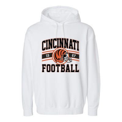 Cincinnati Football Vintage Garment-Dyed Fleece Hoodie