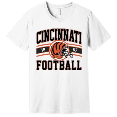 Cincinnati Football Vintage Premium T-Shirt