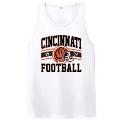 Cincinnati Football Vintage PosiCharge Competitor Tank