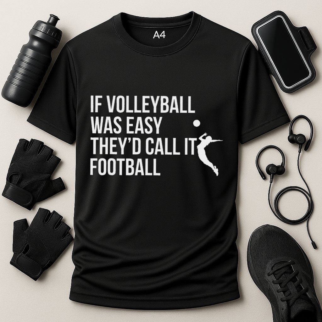 Cute Funny Volleyball Cooling Performance Crew T-Shirt