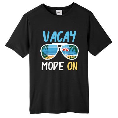 Cute Funny Vacay Mode On Summer Family Vacation Tall Fusion ChromaSoft Performance T-Shirt