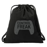 Control Freak Video Game Console Controller Funny Gift Funny Gamer Gift Drawstring Bag