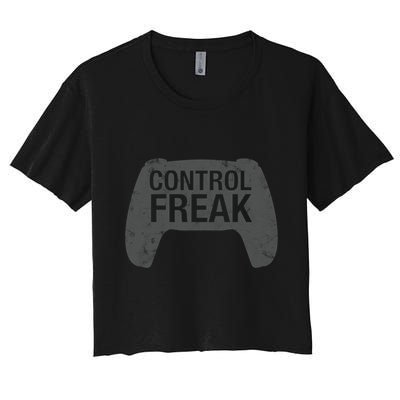 Control Freak Video Game Console Controller Funny Gift Funny Gamer Gift Crop Top