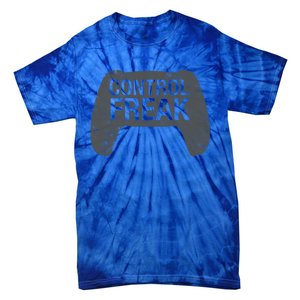 Control Freak Video Game Console Controller Funny Gift Funny Gamer Gift Tie-Dye T-Shirt