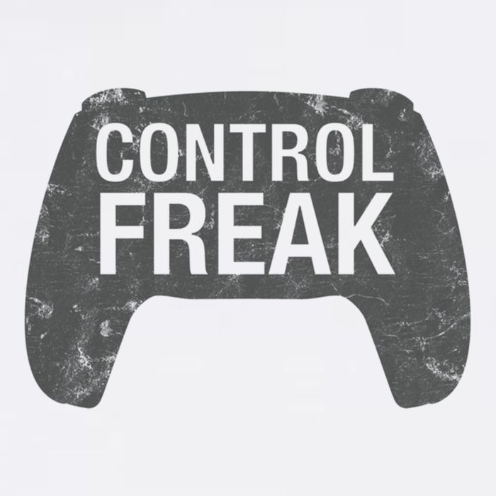 Control Freak Video Game Console Controller Funny Gift Funny Gamer Gift Garment-Dyed Sweatshirt