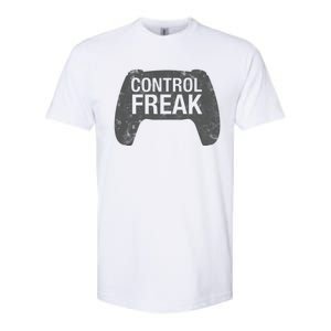 Control Freak Video Game Console Controller Funny Gift Funny Gamer Gift Softstyle CVC T-Shirt