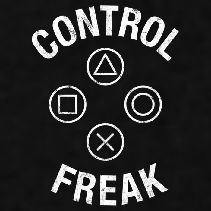 Control Freak Video Game Console Controller Buttons Cute Gift Gamer Funny Gift Ladies PosiCharge Tri-Blend Wicking Tank
