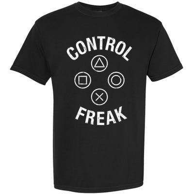 Control Freak Video Game Console Controller Buttons Cute Gift Gamer Funny Gift Garment-Dyed Heavyweight T-Shirt