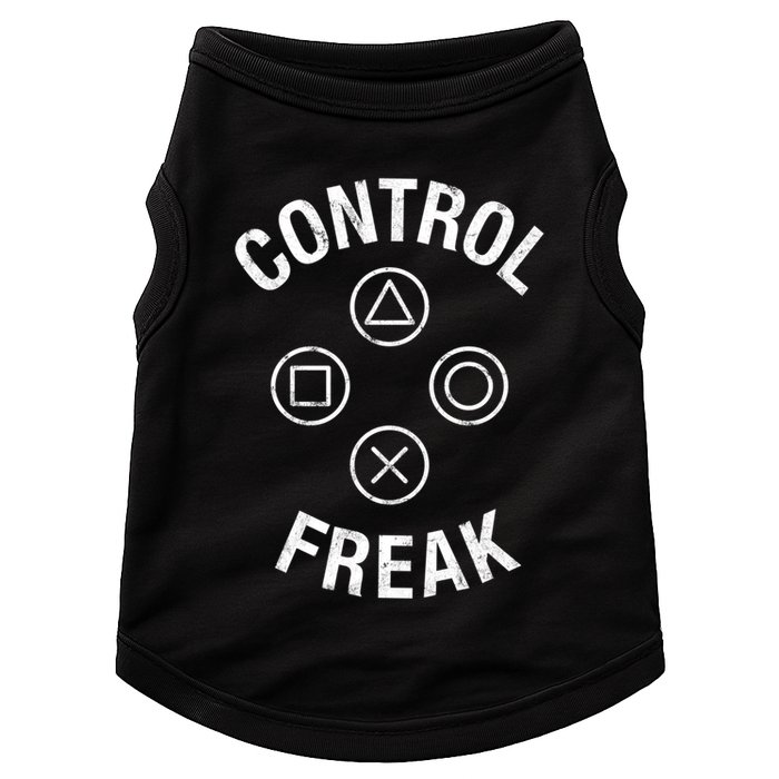 Control Freak Video Game Console Controller Buttons Cute Gift Gamer Funny Gift Doggie Tank