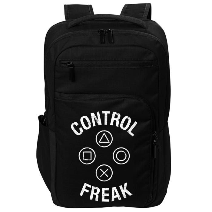 Control Freak Video Game Console Controller Buttons Cute Gift Gamer Funny Gift Impact Tech Backpack