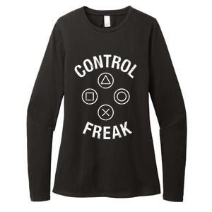 Control Freak Video Game Console Controller Buttons Cute Gift Gamer Funny Gift Womens CVC Long Sleeve Shirt