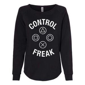 Control Freak Video Game Console Controller Buttons Cute Gift Gamer Funny Gift Womens California Wash Sweatshirt