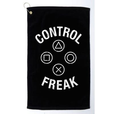 Control Freak Video Game Console Controller Buttons Cute Gift Gamer Funny Gift Golf Towel