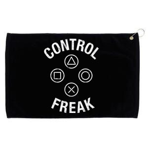 Control Freak Video Game Console Controller Buttons Cute Gift Gamer Funny Gift Grommeted Golf Towel