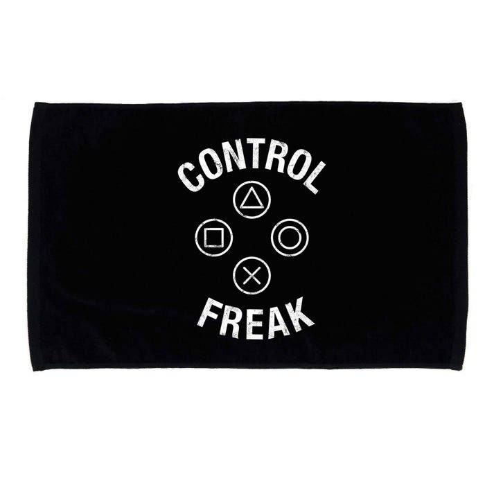 Control Freak Video Game Console Controller Buttons Cute Gift Gamer Funny Gift Microfiber Hand Towel