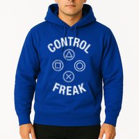 Control Freak Video Game Console Controller Buttons Cute Gift Gamer Funny Gift Hoodie
