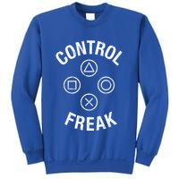 Control Freak Video Game Console Controller Buttons Cute Gift Gamer Funny Gift Sweatshirt
