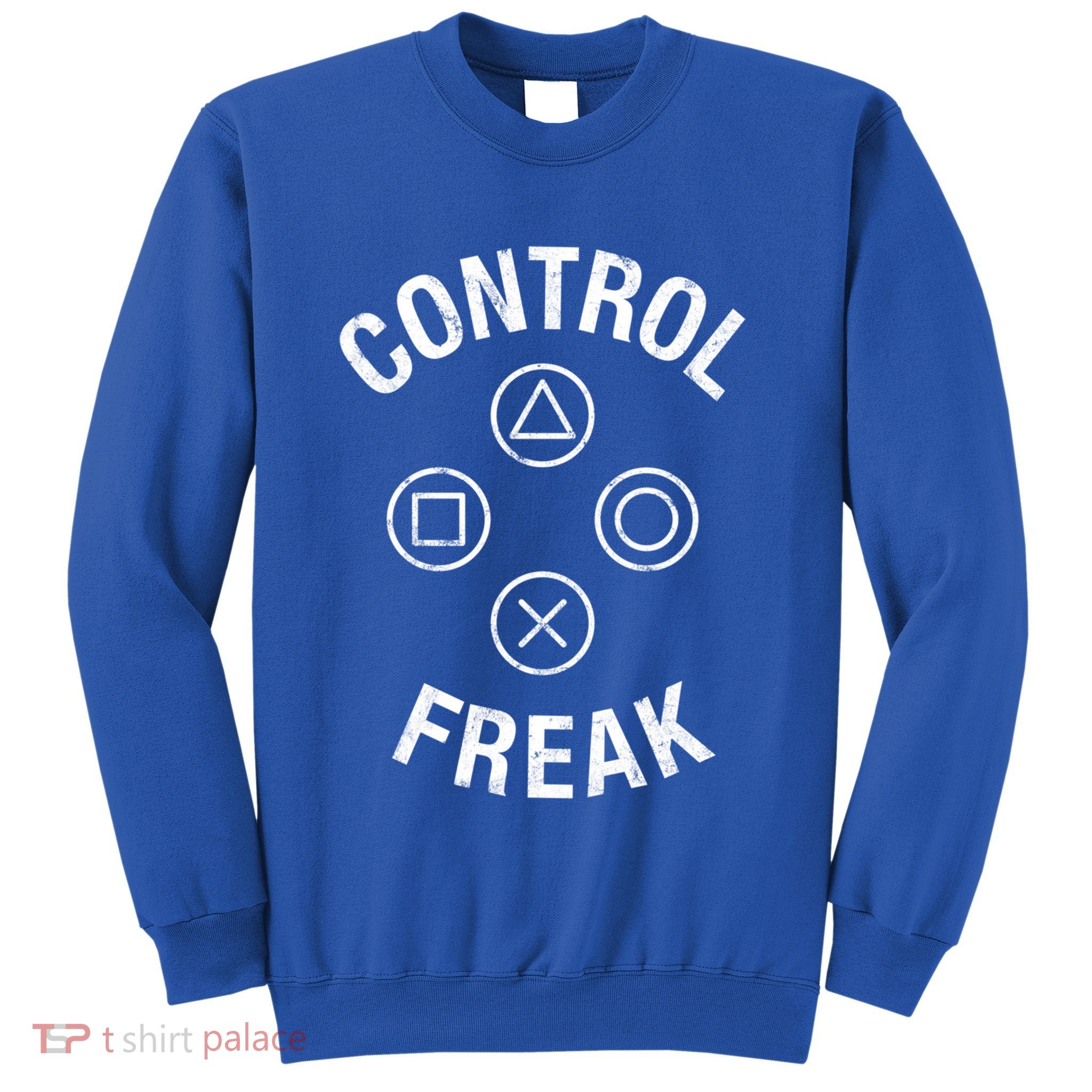 Control Freak Video Game Console Controller Buttons Cute Gift Gamer Funny Gift Sweatshirt