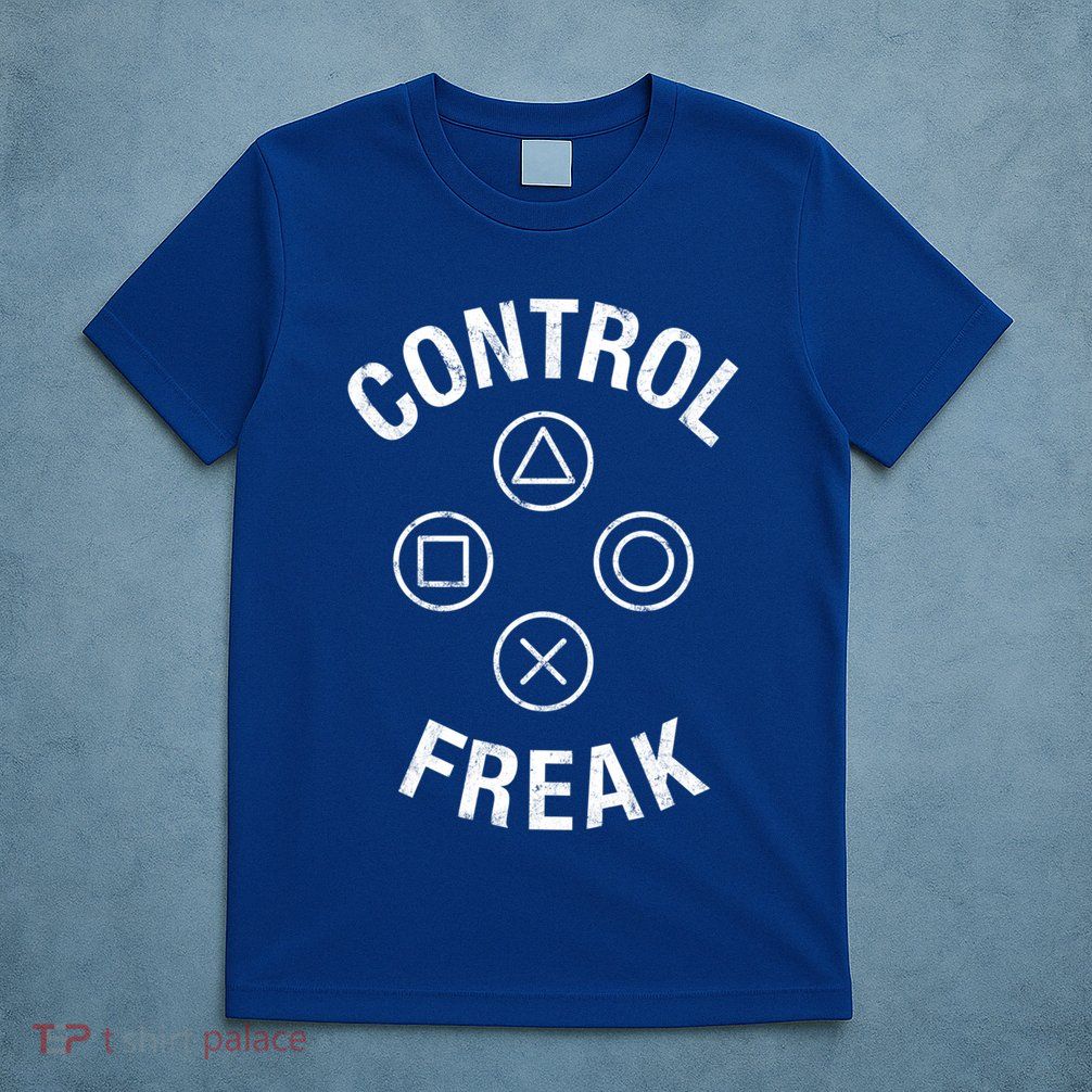 Control Freak Video Game Console Controller Buttons Cute Gift Gamer Funny Gift T-Shirt