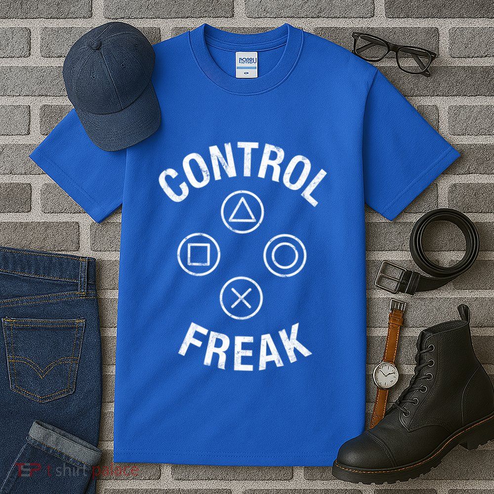 Control Freak Video Game Console Controller Buttons Cute Gift Gamer Funny Gift Tall T-Shirt