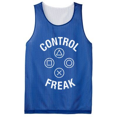 Control Freak Video Game Console Controller Buttons Cute Gift Gamer Funny Gift Mesh Reversible Basketball Jersey Tank