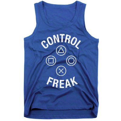 Control Freak Video Game Console Controller Buttons Cute Gift Gamer Funny Gift Tank Top