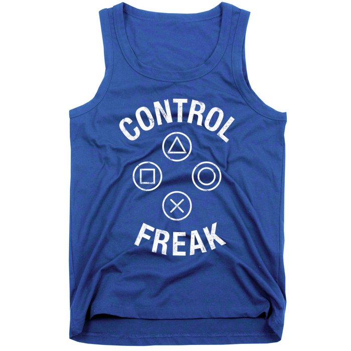 Control Freak Video Game Console Controller Buttons Cute Gift Gamer Funny Gift Tank Top
